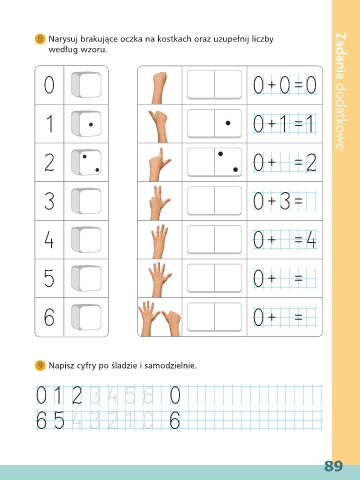 Page 89 E Karty ćwiczeń Nowi Tropiciele Matematyka Edukacja