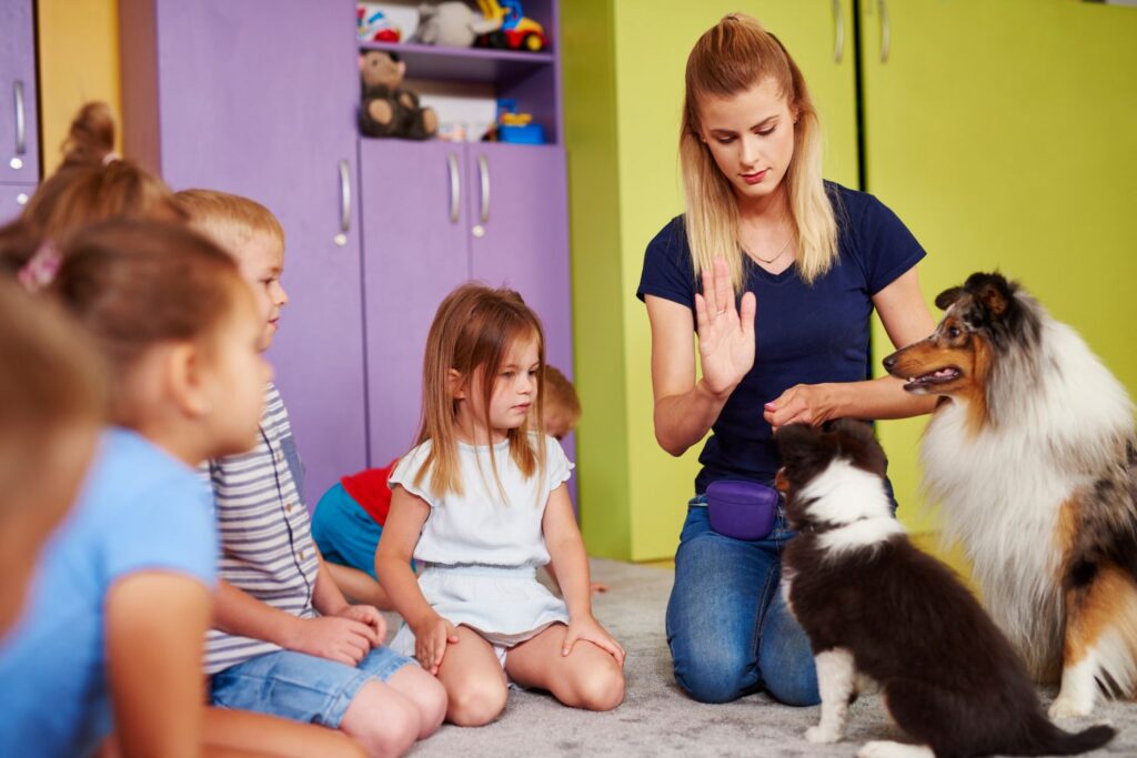 Terapia dzieci z uczestnictwem zwierząt