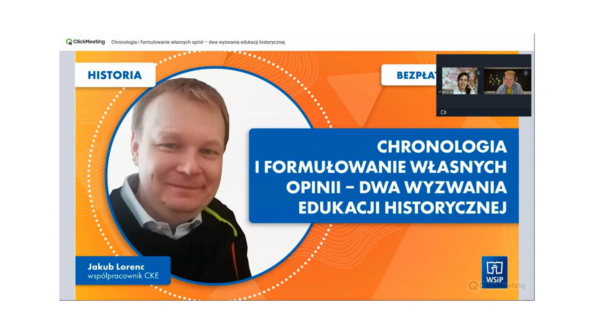 Bezpłatny webinar: Chronologia i formułowanie własnych opinii – dwa wyzwania edukacji historycznej